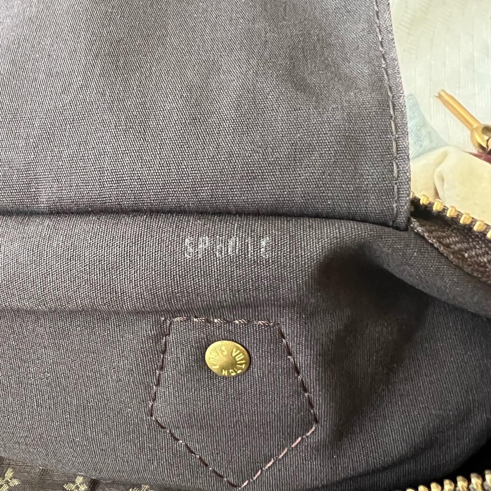 Louis Vuitton Monogram Mini Lin Croisette Speedy 30 Satchel - Picture 12 of 13